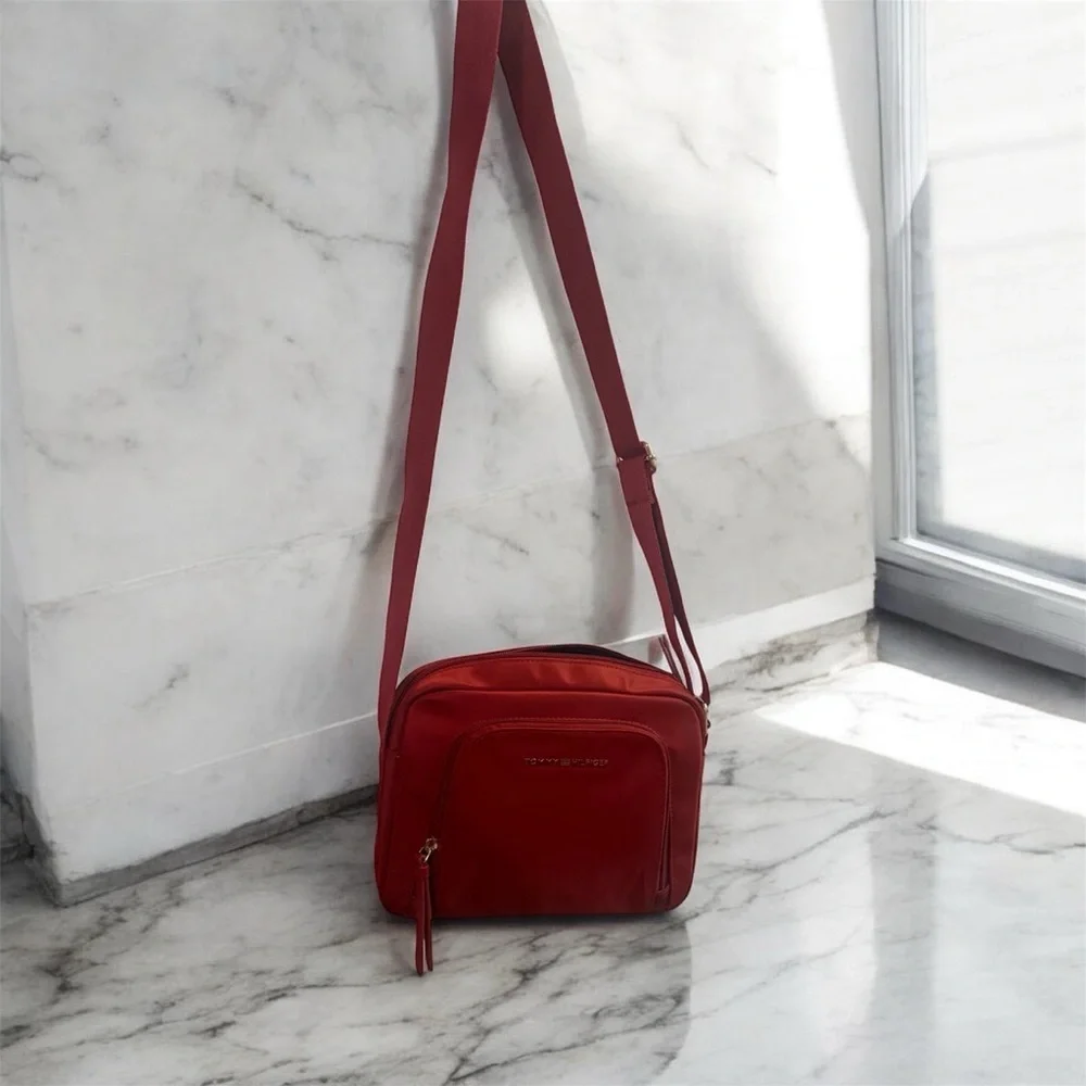 Tommy Hilfiger Scarlet Red Crossbody Bag